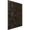 Ekena Millwork 19 5/8in. W x 19 5/8in. H Cosmo EnduraWall Decorative 3D Wall Panel Covers 2.67 Sq. Ft. WP20X20CSCDB - alternate 2